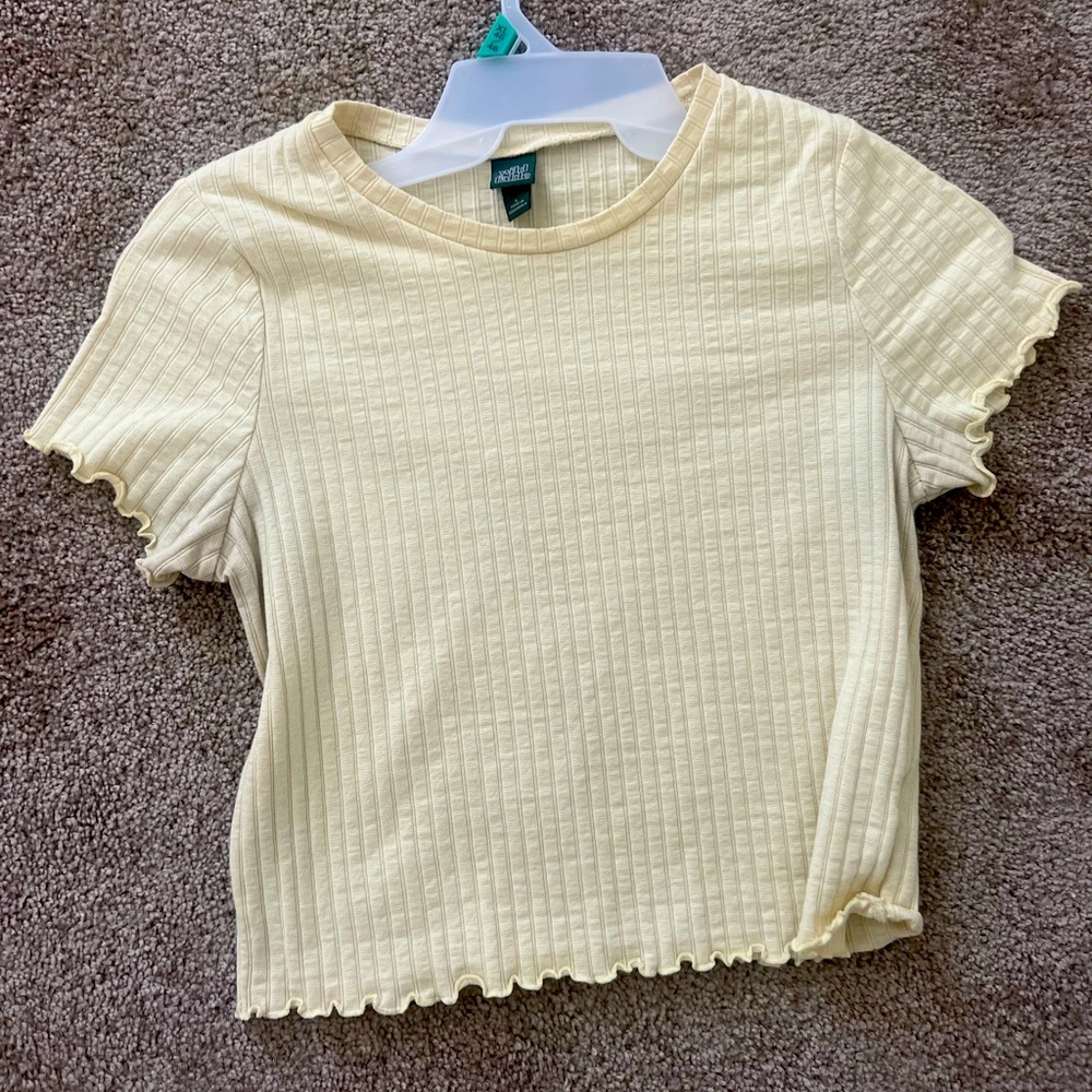Cute yellow crop